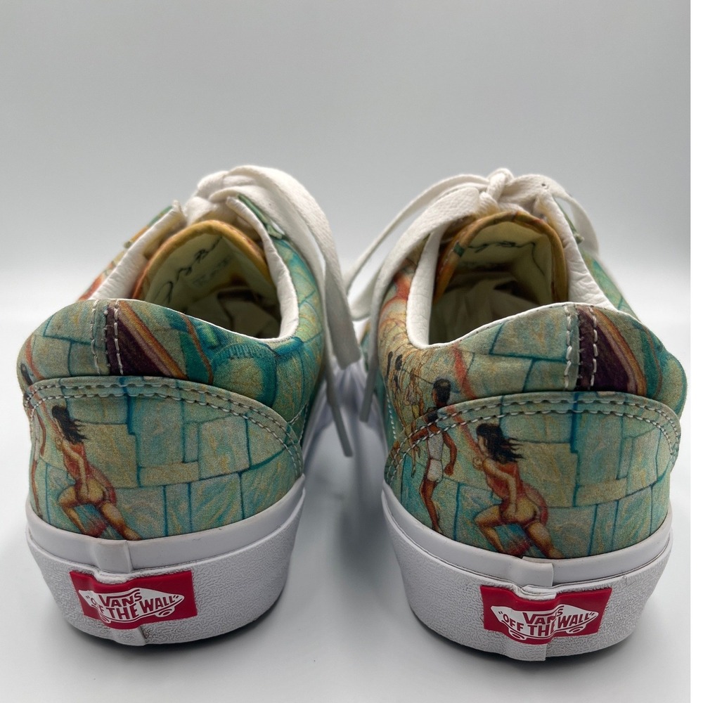 Vans x MOCA Judith F Baca Hitting The Wall Sneakers Mens 7 Womens 8.5 EU39 - Picture 5 of 13